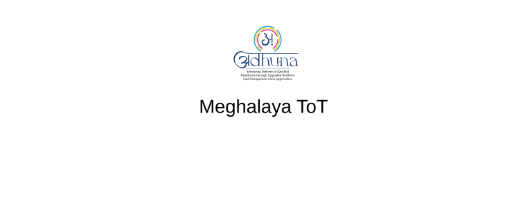 Meghalaya ToT